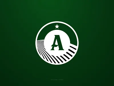 Arizona Farms badge design farm farms field logo