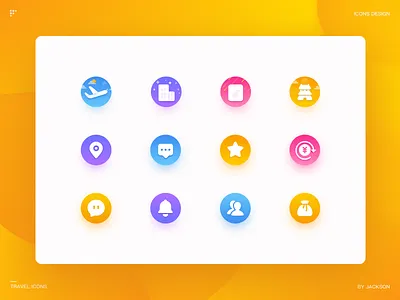 Travel App Icons2 图标