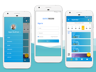 Rapatroom App - Meeting Room Booking adobe xd booking apps design logo mobile typography ui ux