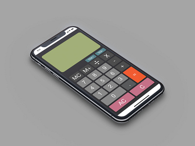 Daily UI 004 - Calculator adobe calculator dailyui dailyui 004 photoshop xd