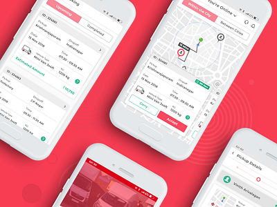 Packers & Movers - Vendor App app design ui ux