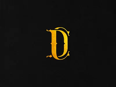 Branding myself #2 brand custom type custom typeface letter c letter d letter mark logotype monogram personal branding self identity serif serif font type typography vintage