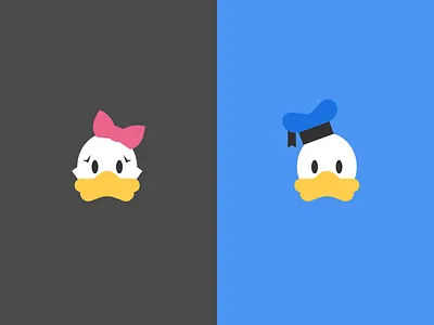 Ducks daisy duck disney donald duck illustration simple