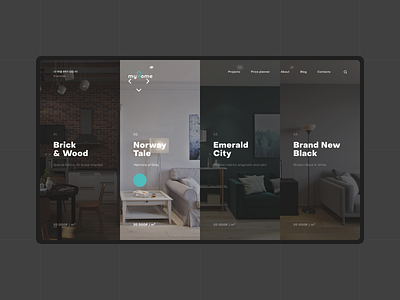 MyHome Catalogue design flat logo minimal type typography ui ux web website