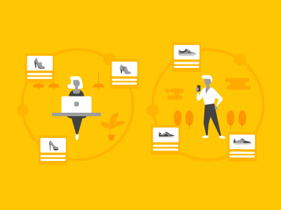 Different interests illustration