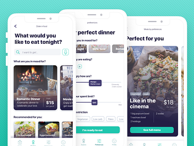 Ordering food app app design food mobile order food typogaphy ui ux