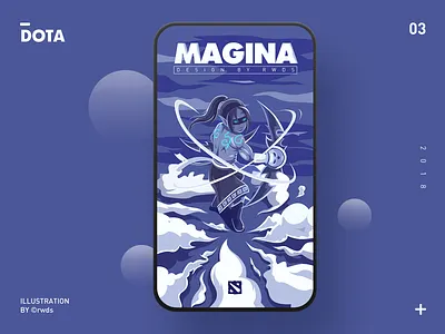 Magina illustration magina ps