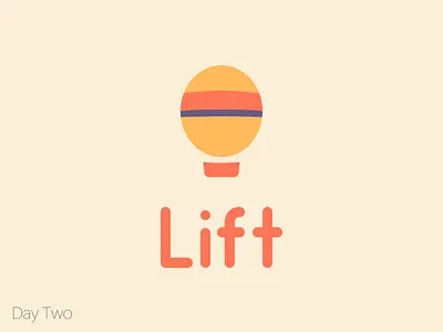 Lift Balloon Rides - Daily Logo Challenge Day Two dailylogochallange