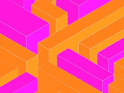 Isometric Render art c4d cinema 4d isometric shapes