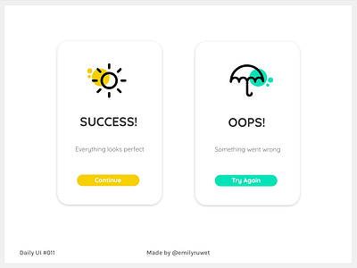 Dailyui 11 dailyui flashmessage sketch app uidesign uxdesign