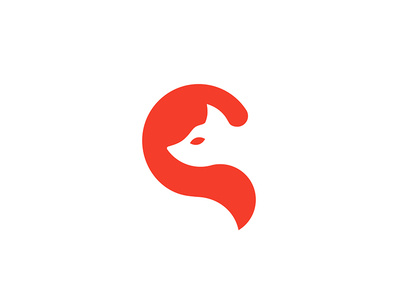 Fox animal brand branding design fox icon logo mark minimal