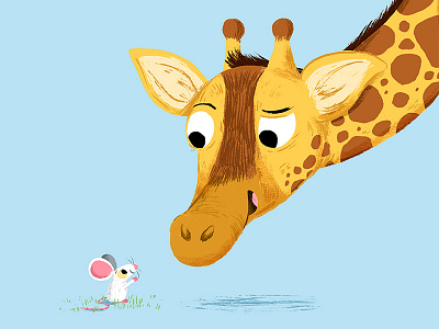 🐁🦒💜 animal animals book character colour cute draw drawing fun illustration illustrator kids kidslit mouse