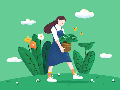 spring illustration spring