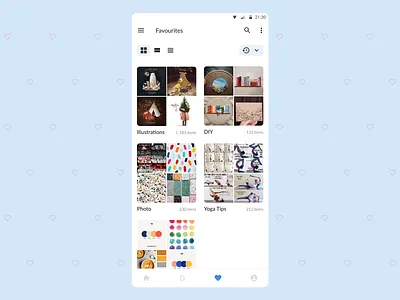 DailyUI 044 - Favourites dailyui design favorites favourites mobile app design
