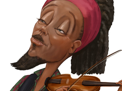 Busker2 character design illustration photoshop