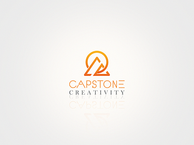 Capstone Creativity logo design brand branding capstone coaching company logo corporate identity design design logo logo design minimal typography vector