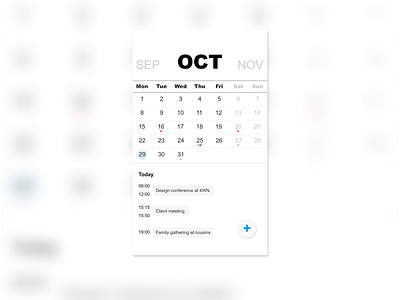 Daily UI #038 (Calendar) + #042 (To-do list) app calendar daily 100 daily 100 challenge dailyui dailyui038 dailyui042 design minimalist mobile sketch todolist typography ui