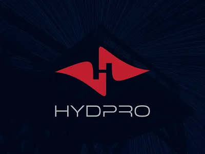 Hydropro branding clean design energy logo hydro logo logo design minimal technology logo water water logo