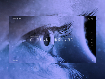 INFINITY #4 art concept design gallery main project ui web website