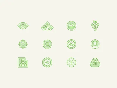 Permaculture Field Manual environment eye field food fruit icons set illustrations leaf measure permaculture plant produce recycle set