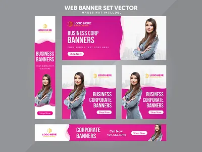 Business Web Banner Set Vector Templates banner ad banner ads banner bazaar banner design banner set black friday business banner free banner free logo freebie freebie psd illustration logo icon mockup psd banner typography vector banner web banner web banner set web banners