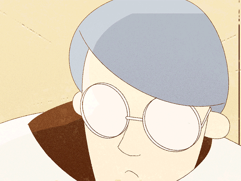 The Major 2d animated gif animation character animation frame by frame