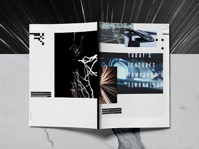 Tech Brochure Covers art direction branding brochure cover art cover design design editorial design full circle futurist graphic design josh kulchar magazine modern print print design tech