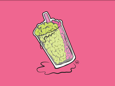 Zomba Juice adobe illustrator adobe illustrator cc adobe photoshop cc art director art director dee brain brain logo design didtm drawing graphic design graphic art graphic design illustration jomba juice vector zombie