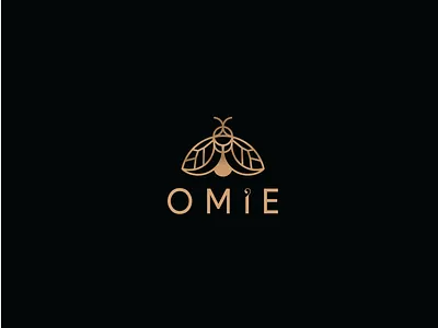 firefly Logo 2d abstract badge beauty botanica branding butterfly concept cosmetic female firefly flat icon identity illustration logo minimalist naimadesign typography vector