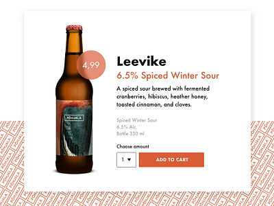 Daily UI 012, E-Commerce Shop beer daily ui daily ui 012 shop ui ux design