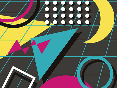 Experiments in Memphis Style design illustration