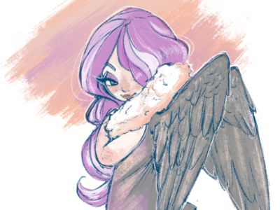 Angel character art character design concept art concept design design graphic art icon illustration lineart