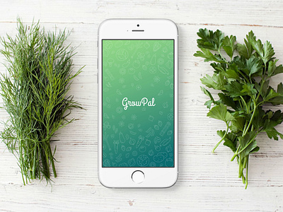 GrowPal loading screen app design illustration sketch app