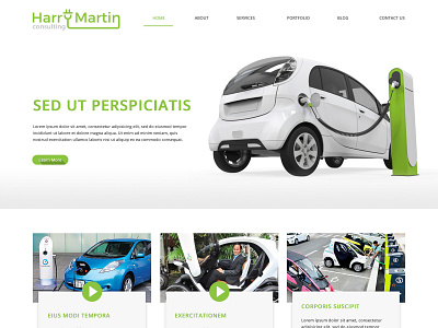 Mockup for Harry Consulting adobe photoshop cc battery design e mobility eco ecofriendly ecommerce electronic car hero banner hero image mockup product solar solar energy ui userinterface userinterfacedesign ux webdesign webdevelopment