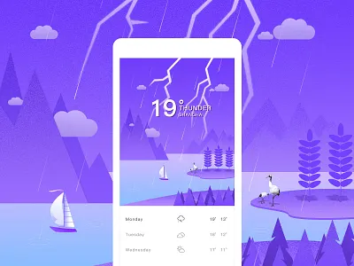 weather boat cloud lake mountain thunder weather