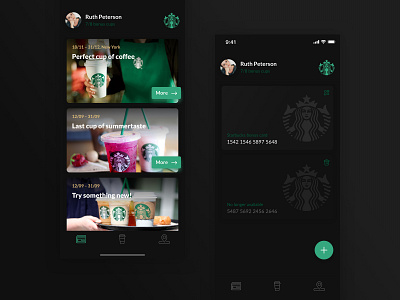 Starbucks [App Redesign] app mobile redesign ui