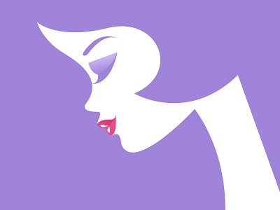 Meditation girl illustration