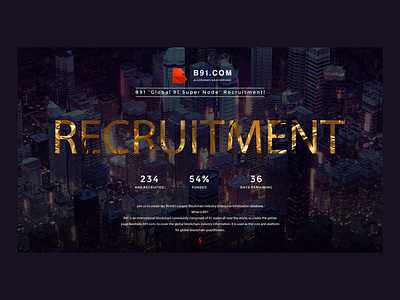 B91 Investment website 1 design ui webdesign