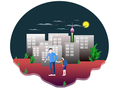 Parents Love adobe xd design illustration vector