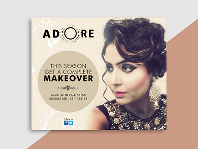 Adore Salon POST art creative facebook ad post poster social