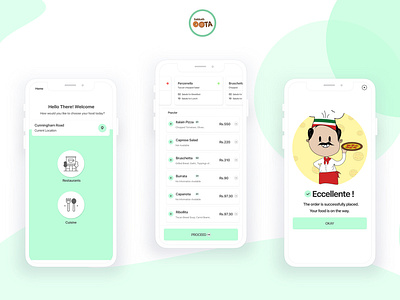 Food App demographics designobsessed foodapp illustration makeiteasy mobileapp uiux visualdesign