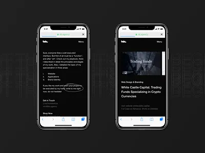 Shot #5627918 black brand brutalism clean design desktop helvetica minimal portfolio typography ui ux ux design web website