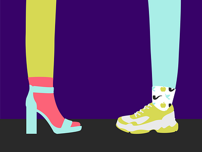 Shoes art graphic design illustration illustrator shoes
