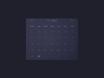 Super Minimalistic Calendar app concept calendar clean concept daily ui design gradients minimalistic simple ui