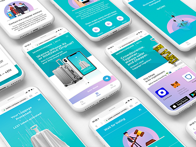 savemyluggage.io app blockchain browser coinbase community crowdsurance crypto dapp ethereum fly luggage metamask mobile protect token travel trust ui ux wallet worldwide