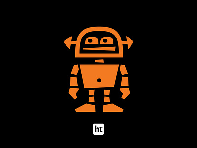 Robots ht design dingbats ht huertatipografica illistration miscellaneous robots robotsht type typography