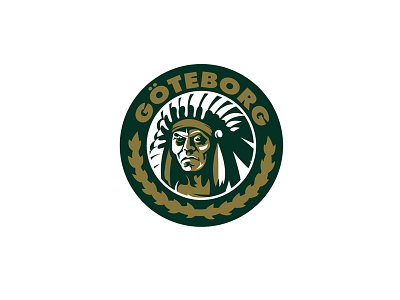 Sektion 84 logo eliterserien frolunda goteborg hockey hockey logo ice hockey indian sport logo sweden