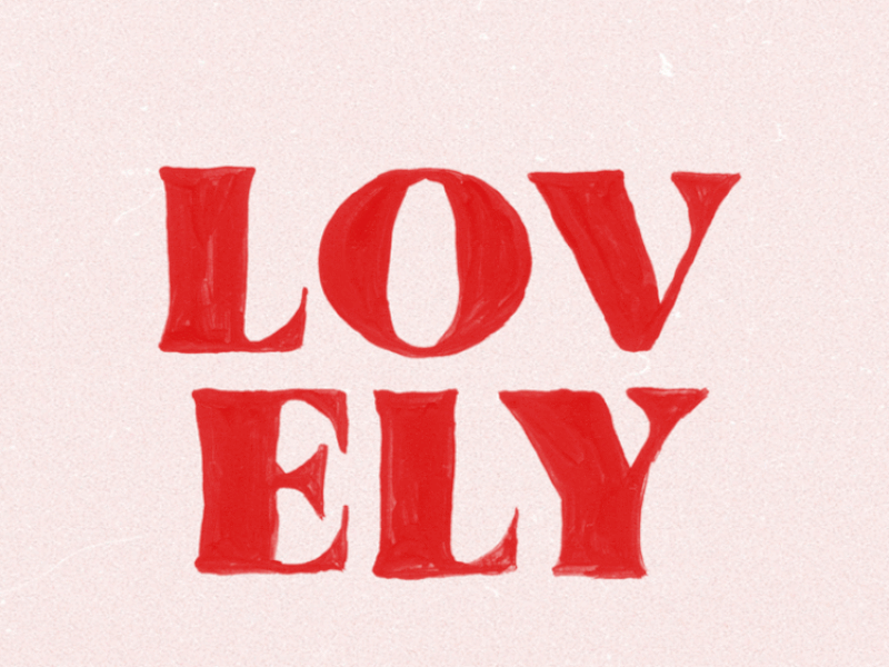 LOVELY GIF animation calligraphy design gif gif animated gif animation hand lettering hand lettering art illustration lettering logo type typography