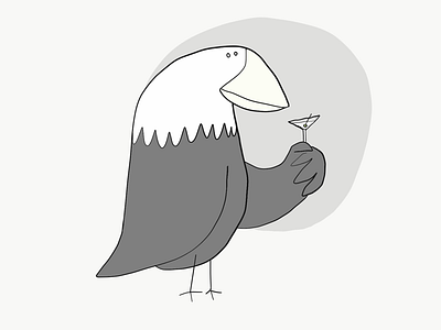 I need a drink booze cartoon illustration ux