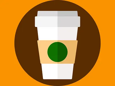 Coffee 2d coffee design flat flat design graphic art graphicdesgn graphicdesign logo